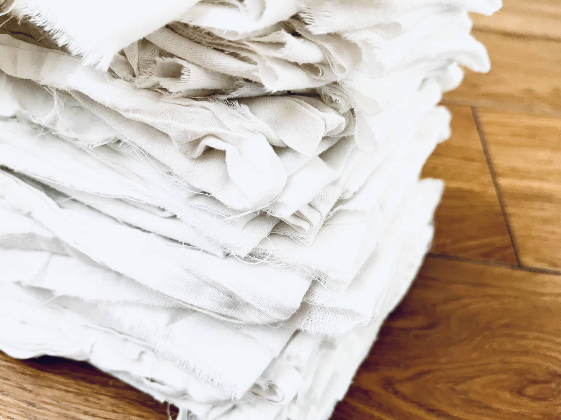 1kgのウエスは何枚？素材による枚数の違い